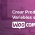 Crear un producto variable en Woocommerce